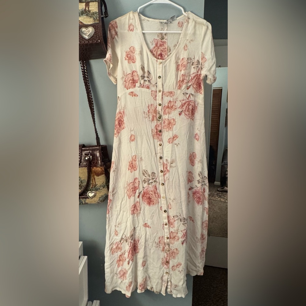 Nostalgia Floral Button-Down Skirt